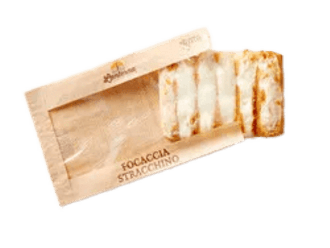 Focaccia with stracchino cheese