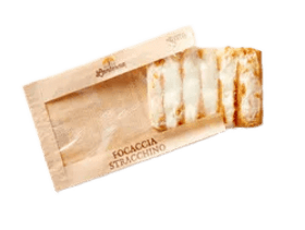 Focaccia with stracchino cheese